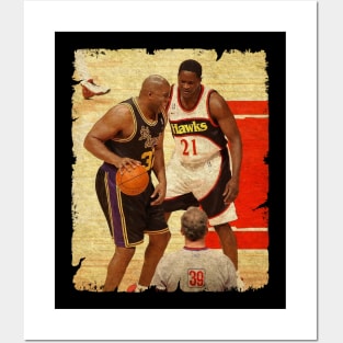 Magic Johnson vs Dominique Wilkins Posters and Art